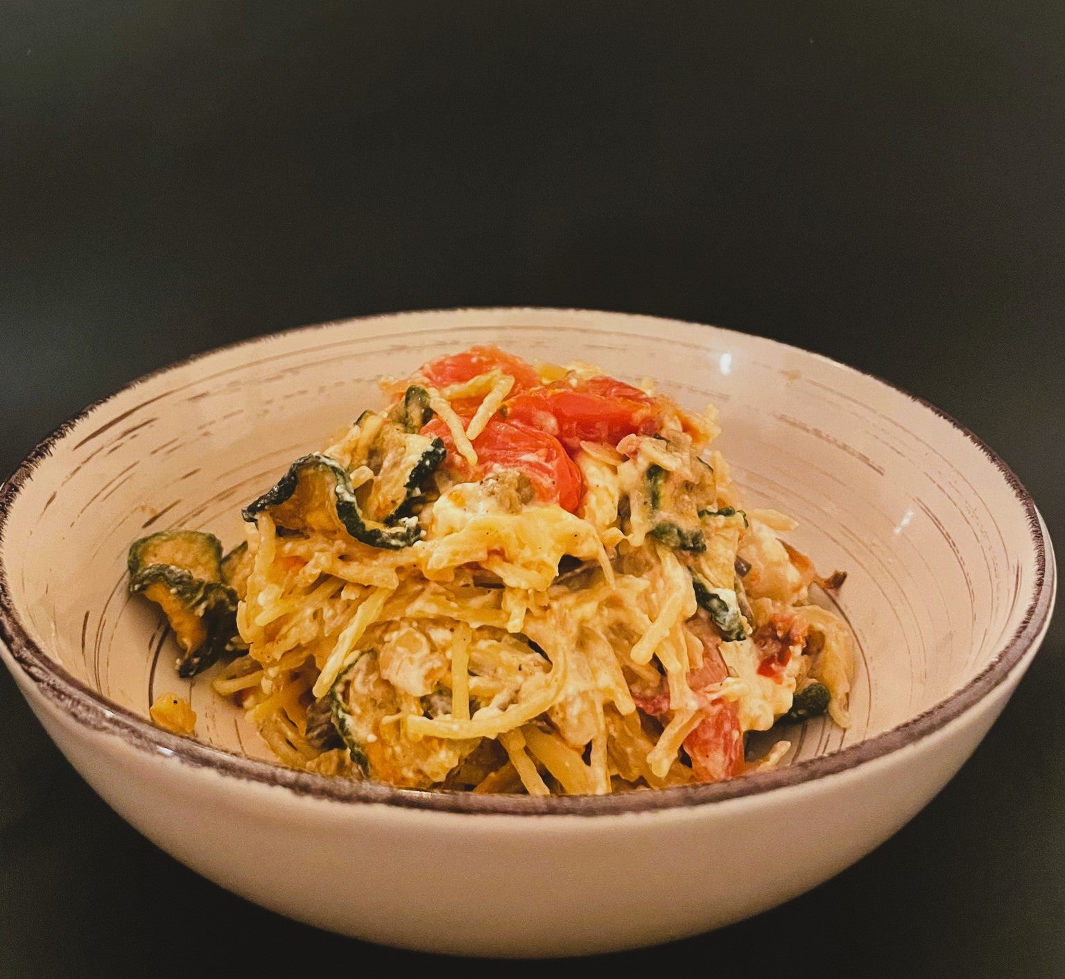 Rezept Cremige Baked Feta Pasta mit buntem Ortolana Gemüse