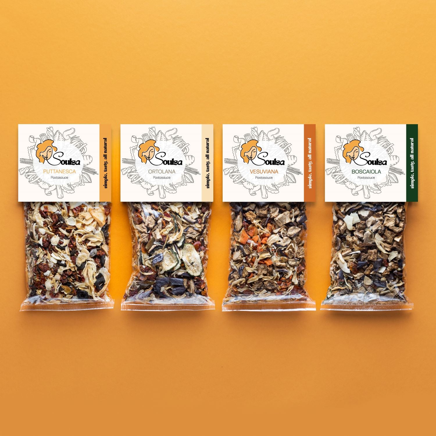 Probierset Soulsa Pastasaucen